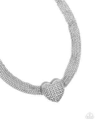 Crushing On You - Silver Necklace