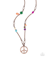 Load image into Gallery viewer, Peaceful Playtime - Copper Necklace