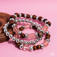 Load image into Gallery viewer, DIVERSIFIED Wood - Pink Bracelets