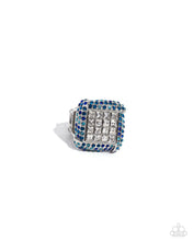 Load image into Gallery viewer, Medium SQUARE - Blue Ring