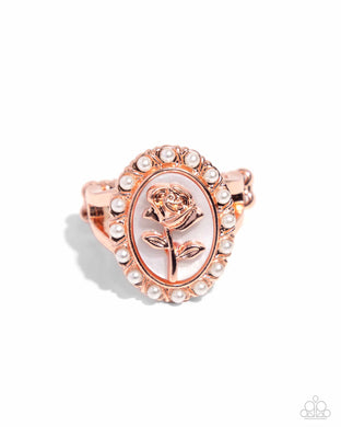Rosy Reminder - Copper Dainty Ring