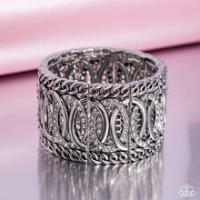 Load image into Gallery viewer, Forged Fashion - White Stretchy Bracelet