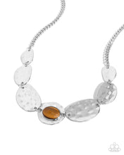 Load image into Gallery viewer, Textured Timbre - Brown Necklace