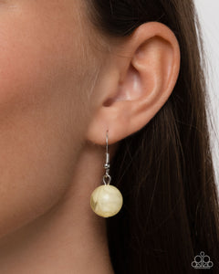 Opulent Opacities - Yellow Necklace