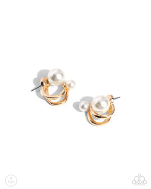 Sophisticated Socialite - Gold Earrings