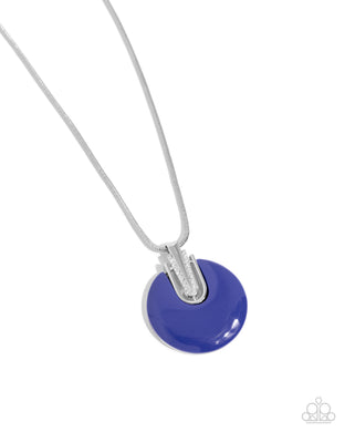 Cutting Charm - Blue Necklace