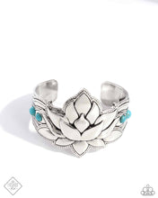 Load image into Gallery viewer, Desert Drill - Blue Cuff Bracelet