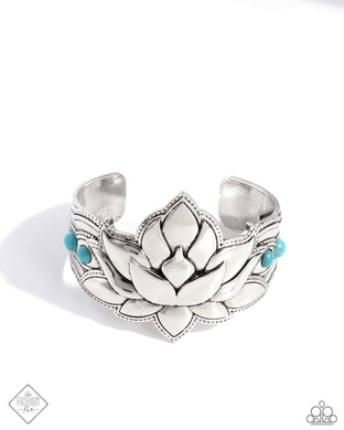 Desert Drill - Blue Cuff Bracelet