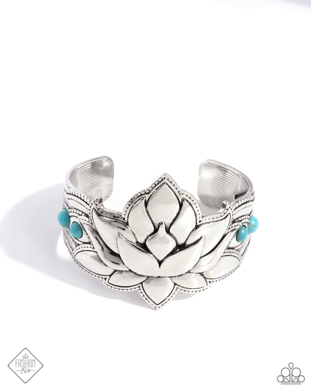 Desert Drill - Blue Cuff Bracelet