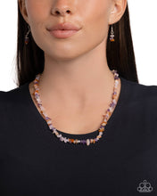 Load image into Gallery viewer, Chiseled Charm - Purple Necklace