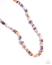 Load image into Gallery viewer, Chiseled Charm - Purple Necklace