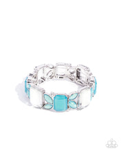 Load image into Gallery viewer, Lavish Laurels - Blue Bracelet