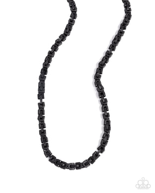 Welded Work - Black Necklace