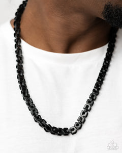 Welded Work - Black Necklace