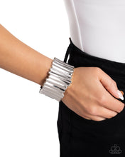 Load image into Gallery viewer, Warped Welding - Silver Bracelet