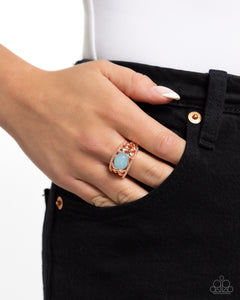 Earthy Embellishment - Copper Dainty Ring