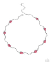 Load image into Gallery viewer, Striped Season - Pink Necklace