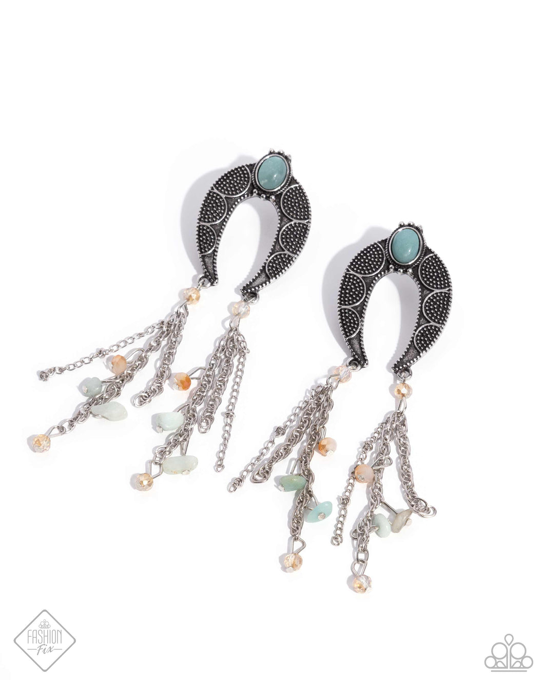 Sahara Sway - Multicolor Post Earrings