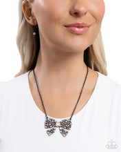 Load image into Gallery viewer, Bewitching Bow - Black Necklace