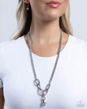 Load image into Gallery viewer, Monochromatic Maven - White Lanyard