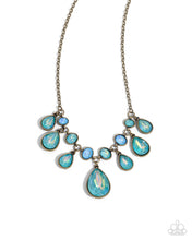 Load image into Gallery viewer, Talented Teardrops - Brass Necklace