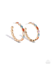 Load image into Gallery viewer, Pressing Princess - Gold Hoop Earrings