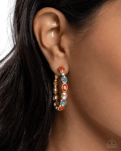 Load image into Gallery viewer, Pressing Princess - Gold Hoop Earrings