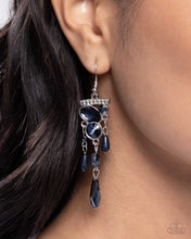 Load image into Gallery viewer, Triumphant Tassel - Blue Earrings