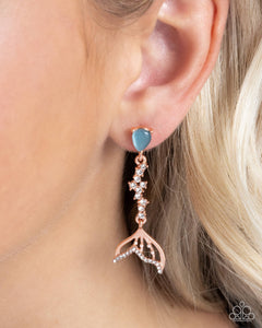 Mermaid Motivation - Copper Earrings