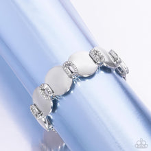 Load image into Gallery viewer, Shimmery Sneak Peek - White Bracelet