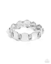 Load image into Gallery viewer, Shimmery Sneak Peek - White Bracelet