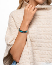 Load image into Gallery viewer, Beautiful Badlands - Blue Cuff Bracelet