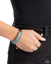 Load image into Gallery viewer, Beautiful Badlands - Blue Cuff Bracelet