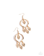 Load image into Gallery viewer, Leafy Landmark - Gold Earrings