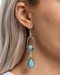 Badlands Basic - Blue Earrings