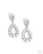Load image into Gallery viewer, Dapper Debut - White Post Earrings