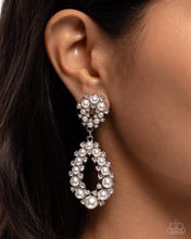 Load image into Gallery viewer, Dapper Debut - White Post Earrings