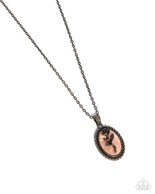 Cottagecore Confidence - Brass Necklace