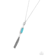 Load image into Gallery viewer, Vertical Vacation - Blue Necklace