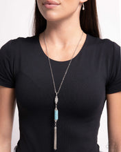 Load image into Gallery viewer, Vertical Vacation - Blue Necklace