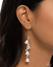 Load image into Gallery viewer, Snow Drops - White Earrings
