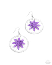 Load image into Gallery viewer, Dancing Daydream - Purple Earrings