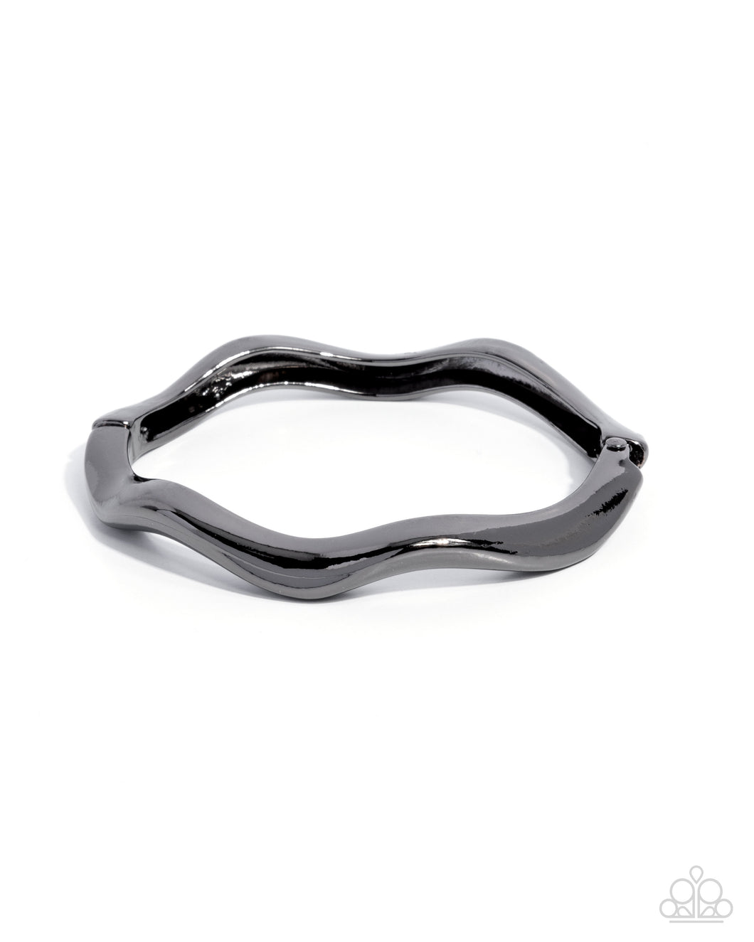 Waving Hello - Black Gunmetal Bracelet