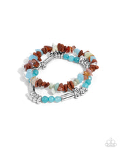 Load image into Gallery viewer, Stony Sequence - Blue Set of Bracelets