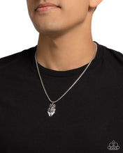 Load image into Gallery viewer, Wolf Warrior - Silver Necklace