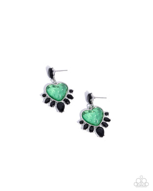 Resort Radiance - Green Post Earrings