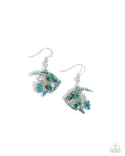 Load image into Gallery viewer, Fancy Free Fish - Green Earrings