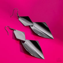 Load image into Gallery viewer, Skillfully Sheared - Black Gunmetal Earrings