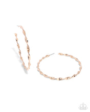 Load image into Gallery viewer, Steady Spirals - Gold Hoop Earrings