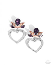 Load image into Gallery viewer, Pushing Perfection - Purple Post Earrings